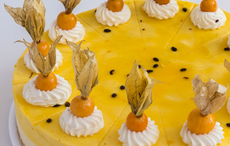 El cheescake de maracuyá